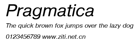Pragmatica.ttf字體轉換器圖片