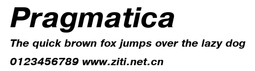 Pragmatica.ttf字體轉換器圖片