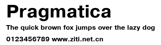 Pragmatica.ttf字體轉換器圖片