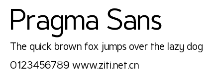 Pragma Sans.ttf字體轉換器圖片