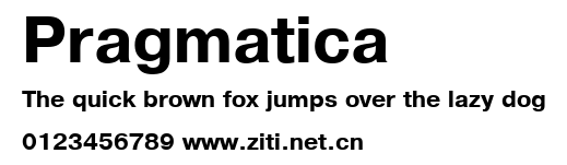 Pragmatica.ttf字體轉換器圖片