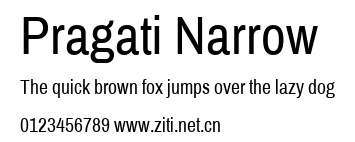 Pragati Narrow.ttf字體轉換器圖片