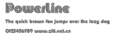 PowerLine.ttf字體轉換器圖片