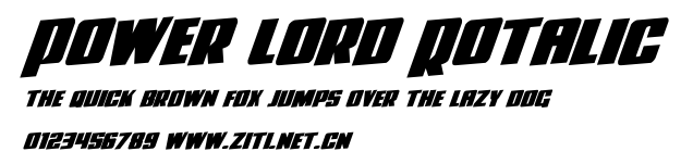 Power Lord Rotalic.ttf字體轉換器圖片