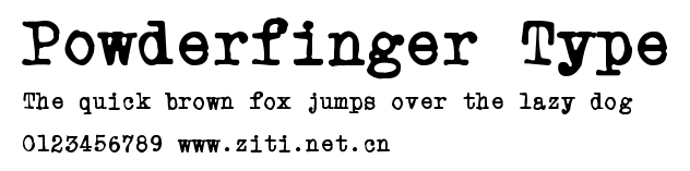 Powderfinger Type.ttf字體轉換器圖片