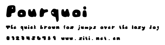 Pourquoi.ttf字體轉換器圖片