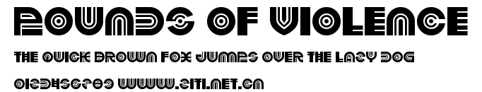 Pounds of Violence.otf字體轉換器圖片