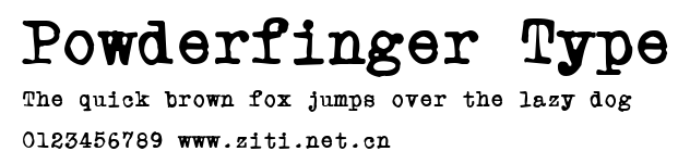 Powderfinger Type.ttf字體轉換器圖片