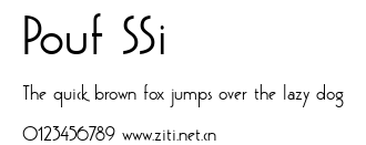 Pouf SSi.ttf字體轉換器圖片