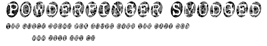 Powderfinger Smudged.ttf字體轉換器圖片