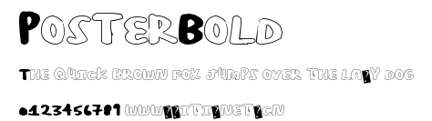 PosterBold.ttf字體轉換器圖片