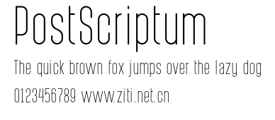 PostScriptum.ttf字體轉換器圖片