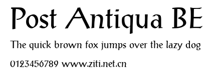 Post Antiqua BE.ttf