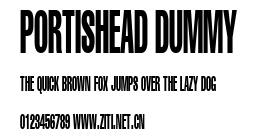 Portishead Dummy.ttf