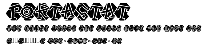 Portastat.ttf字體轉換器圖片