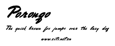Porongo.ttf字體轉換器圖片