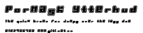 Pormask Ytterhud.ttf字體轉換器圖片