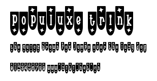 Populuxe Trink.ttf字體轉換器圖片
