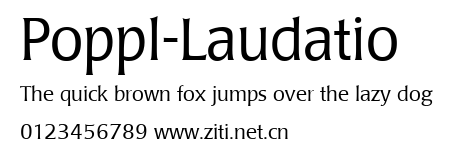 Poppl-Laudatio.ttf字體轉換器圖片