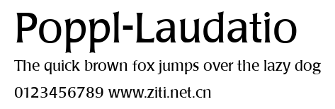 Poppl-Laudatio.ttf字體轉換器圖片