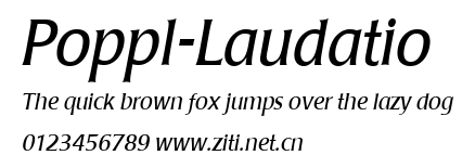 Poppl-Laudatio.ttf字體轉換器圖片