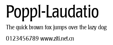 Poppl-Laudatio.ttf字體轉換器圖片