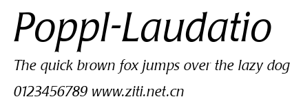 Poppl-Laudatio.ttf字體轉換器圖片