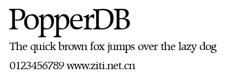 PopperDB.ttf字體轉換器圖片
