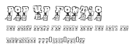 Pop Up Fontio.ttf字體轉換器圖片