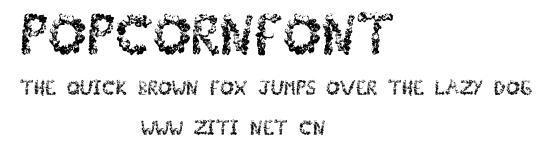 PopCornFont.otf字體轉換器圖片