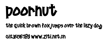 Poornut.ttf字體轉換器圖片