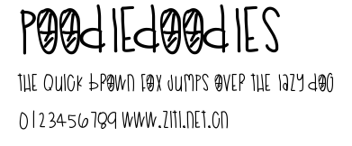 PoodleDoodles.ttf字體轉換器圖片