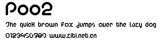 Poo2.ttf字體轉換器圖片