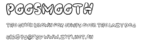 PooSmooth.ttf字體轉換器圖片