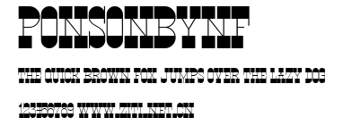 PonsonbyNF.ttf字體轉換器圖片