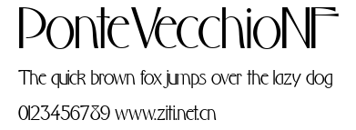 PonteVecchioNF.ttf字體轉換器圖片