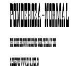 Ponderosa-Normal.ttf字體轉換器圖片