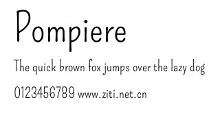 Pompiere .ttf字體轉換器圖片