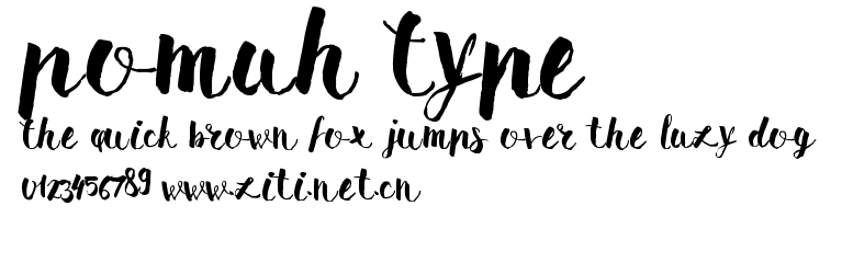 Pomah Type.ttf字體轉換器圖片