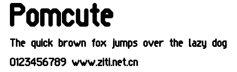 Pomcute.ttf字體轉換器圖片