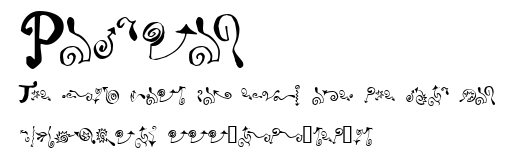 Polywog.ttf字體轉換器圖片