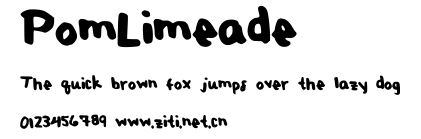 PomLimeade.ttf字體轉換器圖片