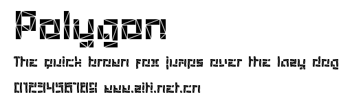 Polygon.ttf字體轉換器圖片