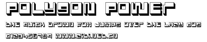 Polygon Power.ttf字體轉換器圖片
