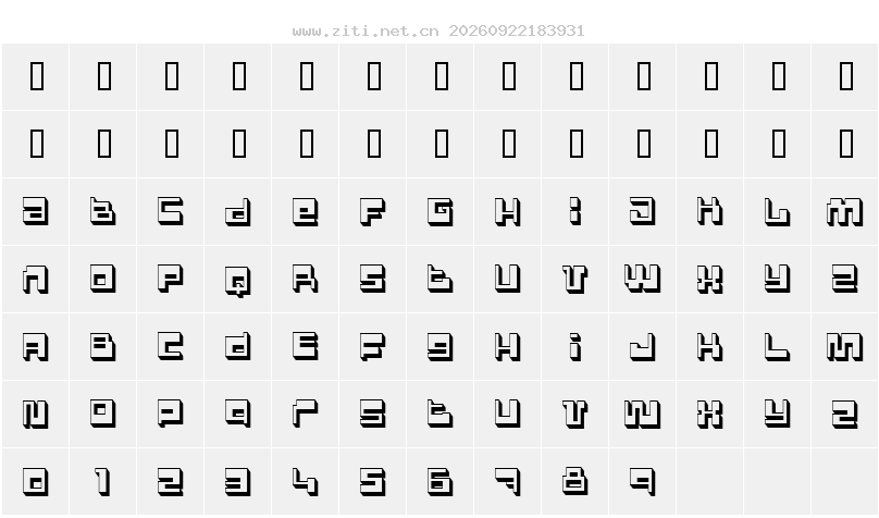 字符映射圖