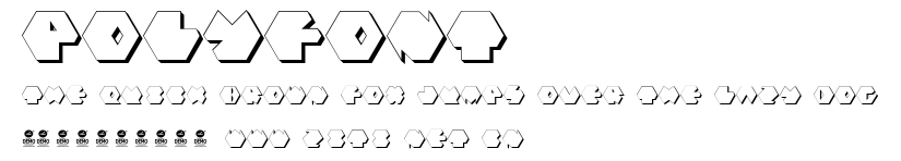 PolyFont.ttf字體轉換器圖片