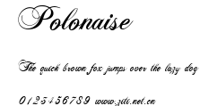 Polonaise.ttf字體轉換器圖片