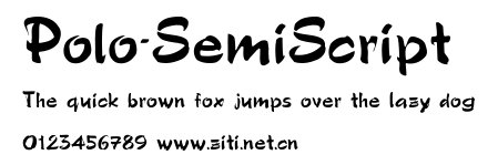 Polo-SemiScript.ttf字體轉換器圖片