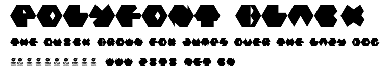 PolyFont Black.ttf字體轉換器圖片