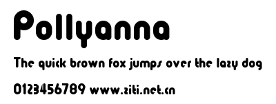 Pollyanna.ttf字體轉換器圖片
